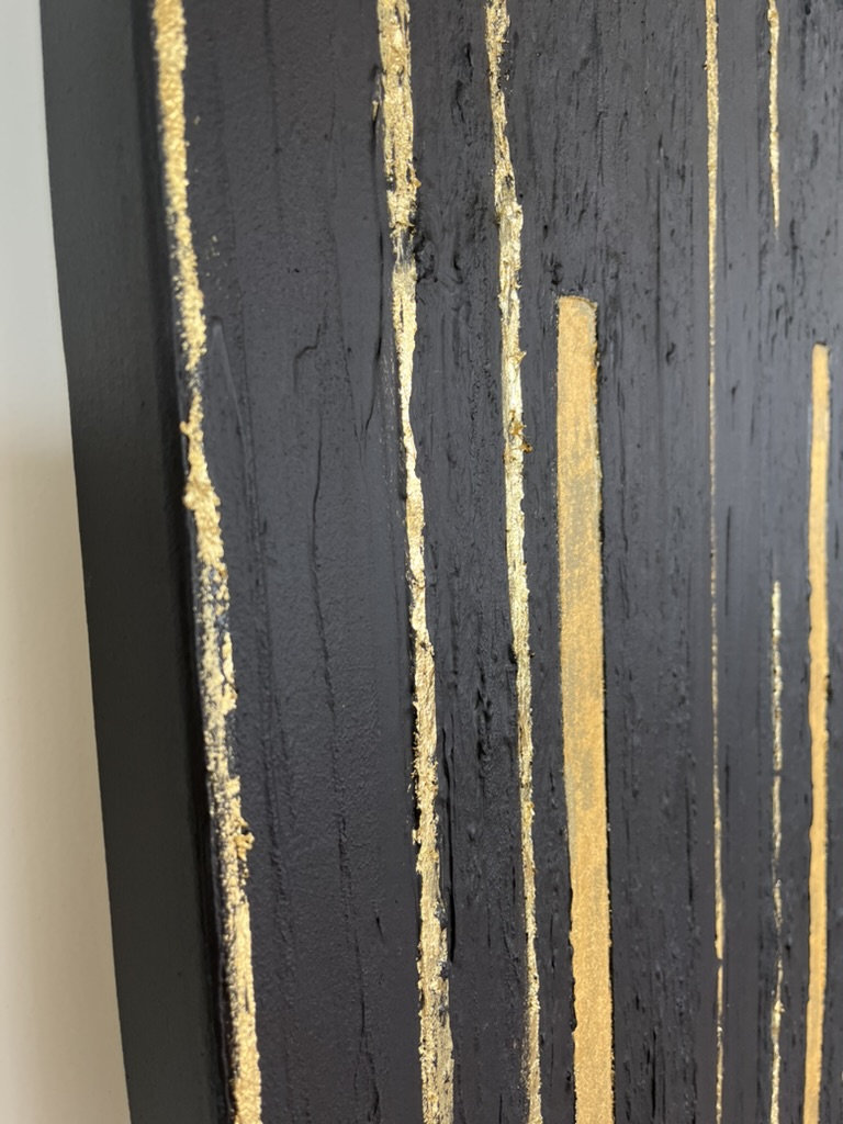 Bild von Daniela Schorno: 120 x 120 Golden Stripes