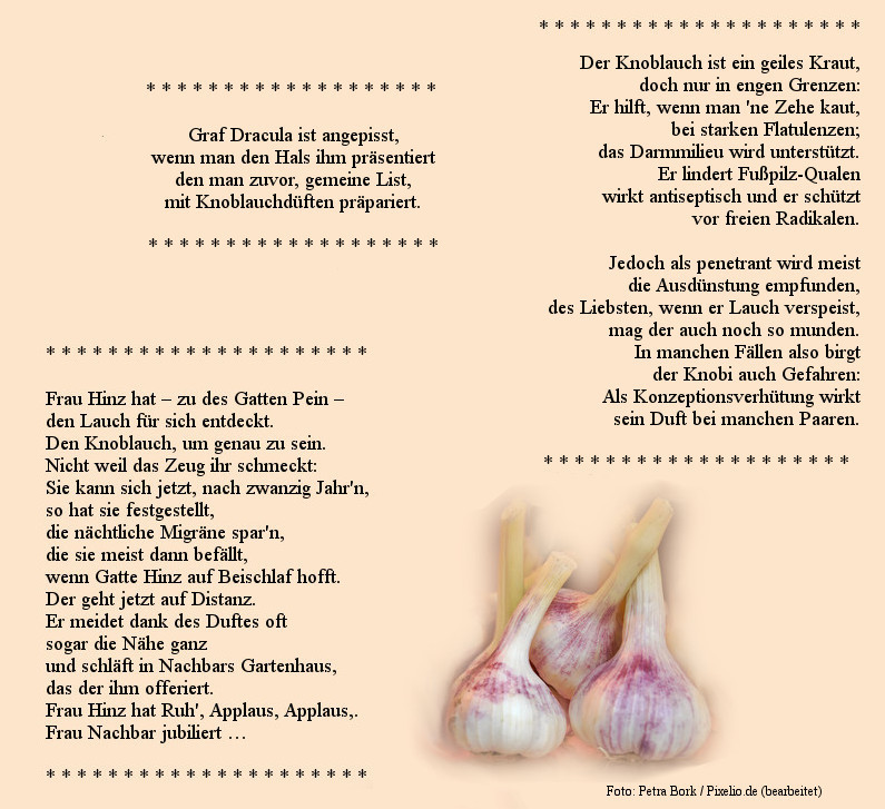 Gedichte bekanntschaft
