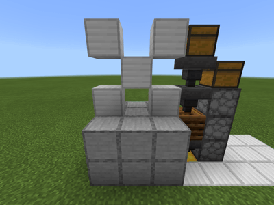 マインクラフト 統合版 チェストからあふれた作物を自動で骨粉にする装置を作る ひんやりしたい