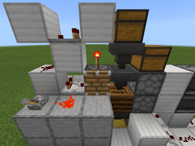 マインクラフト 統合版 チェストからあふれた作物を自動で骨粉にする装置を作る ひんやりしたい