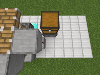 マインクラフト 統合版 アイテムを投げると壁が開く隠し扉 ひんやりしたい マインクラフト 統合版 アイテムを投げると壁が開く隠し扉 ひんやりしたい