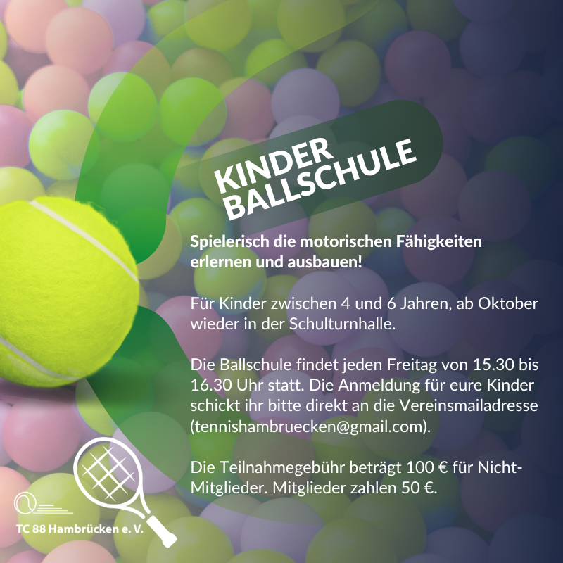 Kinderballschule - Wintersaison 2025/2026