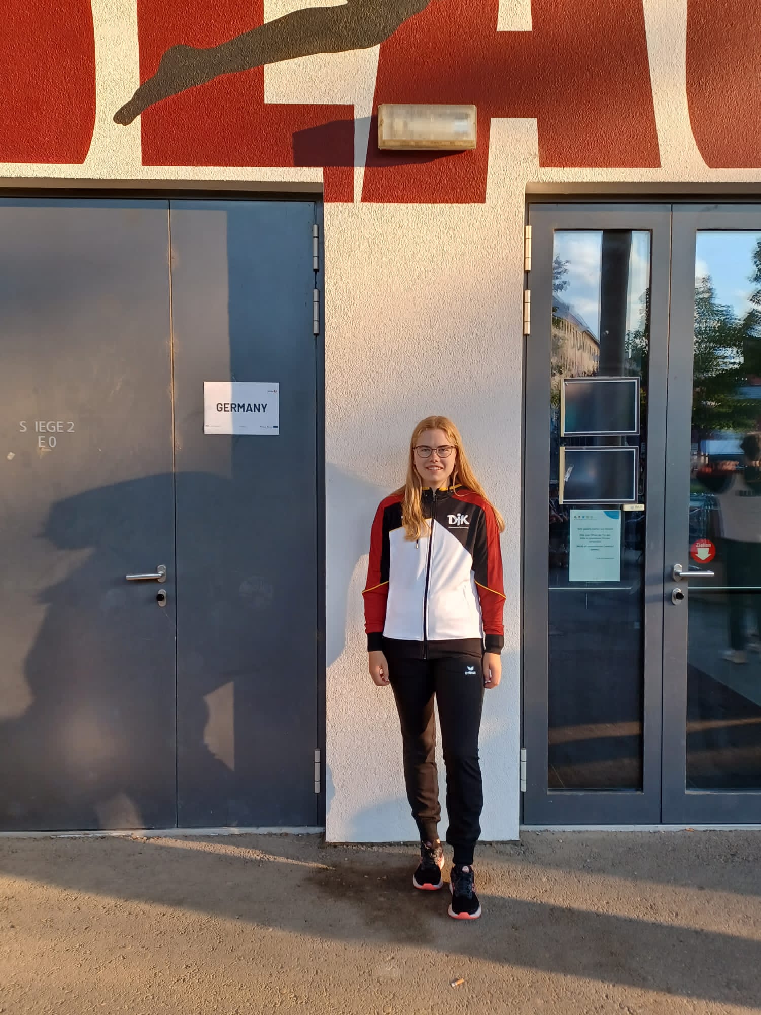 Eine tolles Erlebnis Paulina Schultz beim internationalen Wettkampf