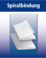 Booklets- Handbücher- Präsentationen - mit Metallspiralbindung, eine unschlagbar gute Binderart