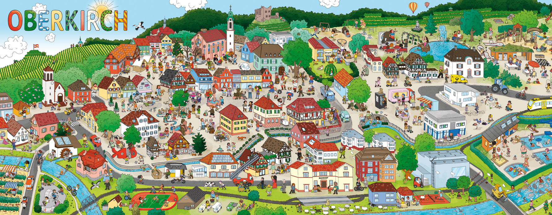 Oberkircher Wimmelbild.