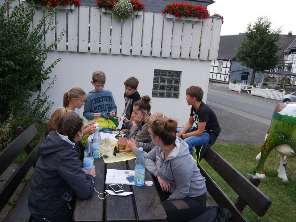 Robinsonabend: Die spätere Siegergruppe!