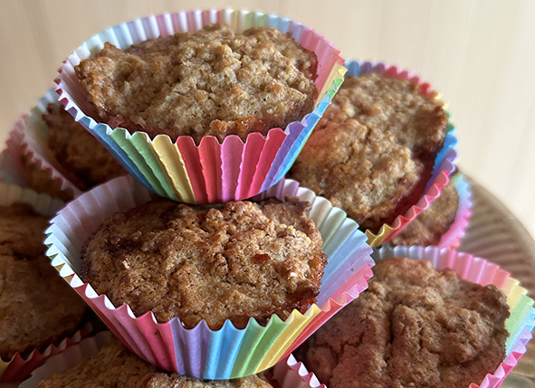REZEPT: Muffins à la "Linzerschnitte"
