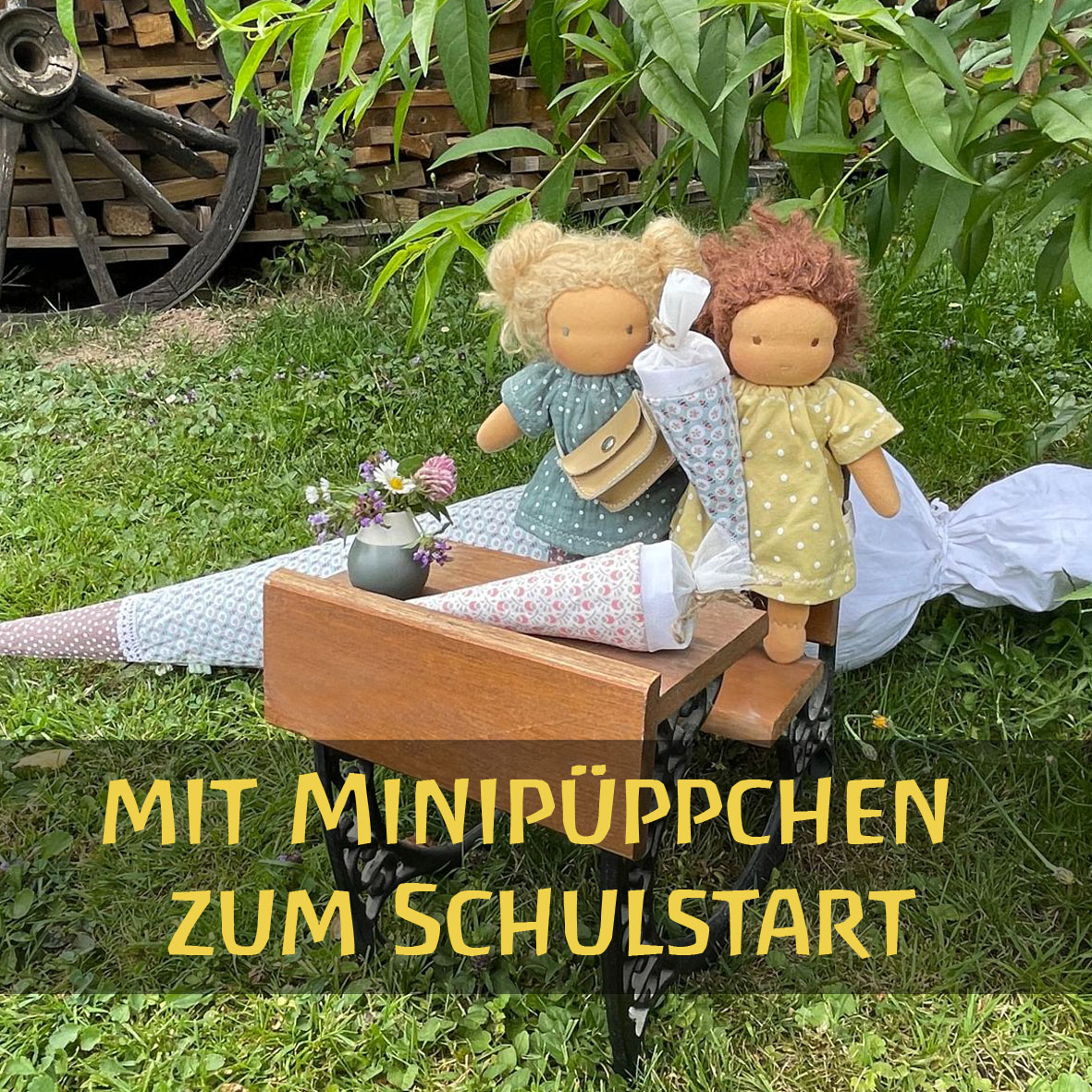 Mit Minipüppchen zum Schulstart
