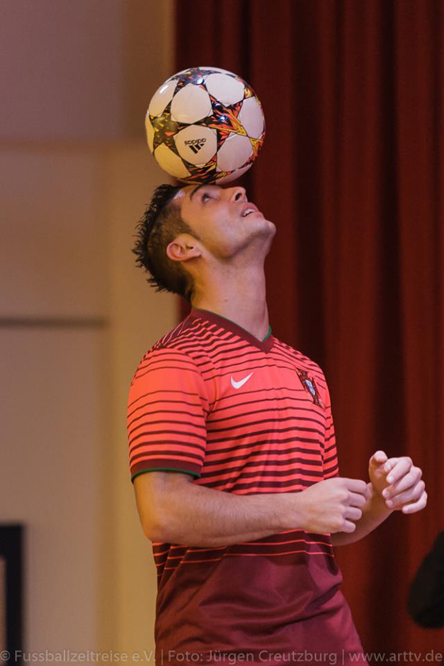 Fussball Freestyler auf Sportlerehrungen