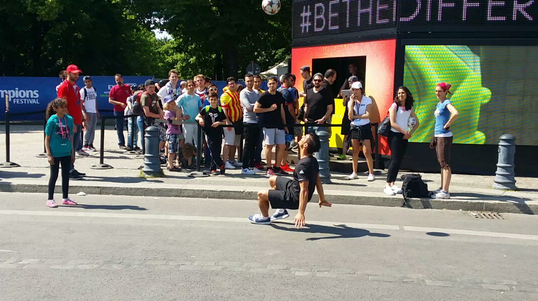 Fussball Freestyler Live in Action