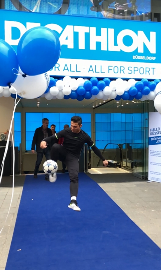 Fußball Freestyler Shop Eröffnung