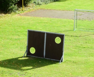 Idea Soccer target wall shooting kids birthday party
