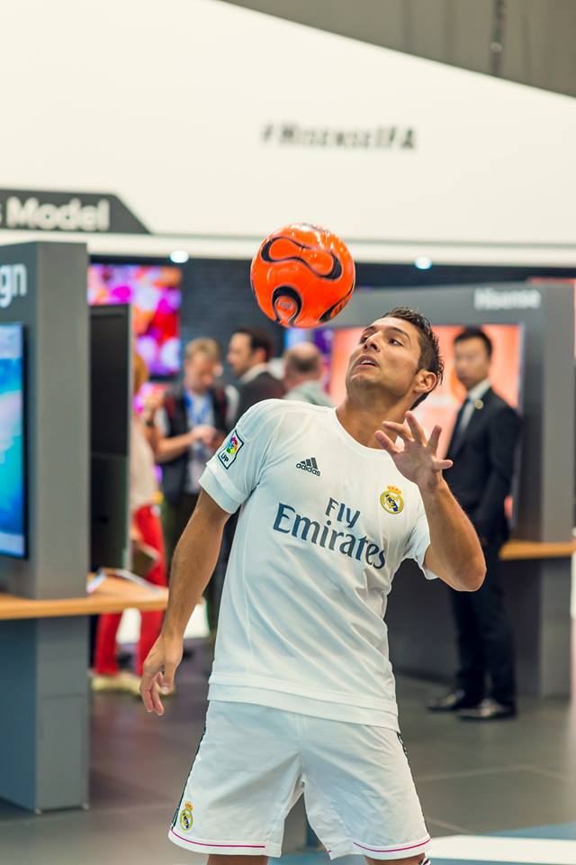 Fussball Freestyler für Messen