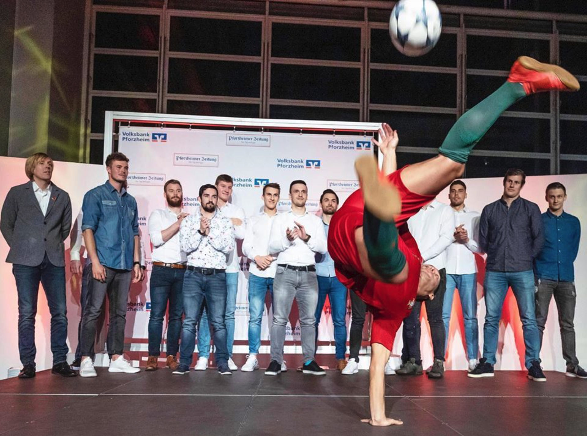 Fussball Freestyler Show & Bühne