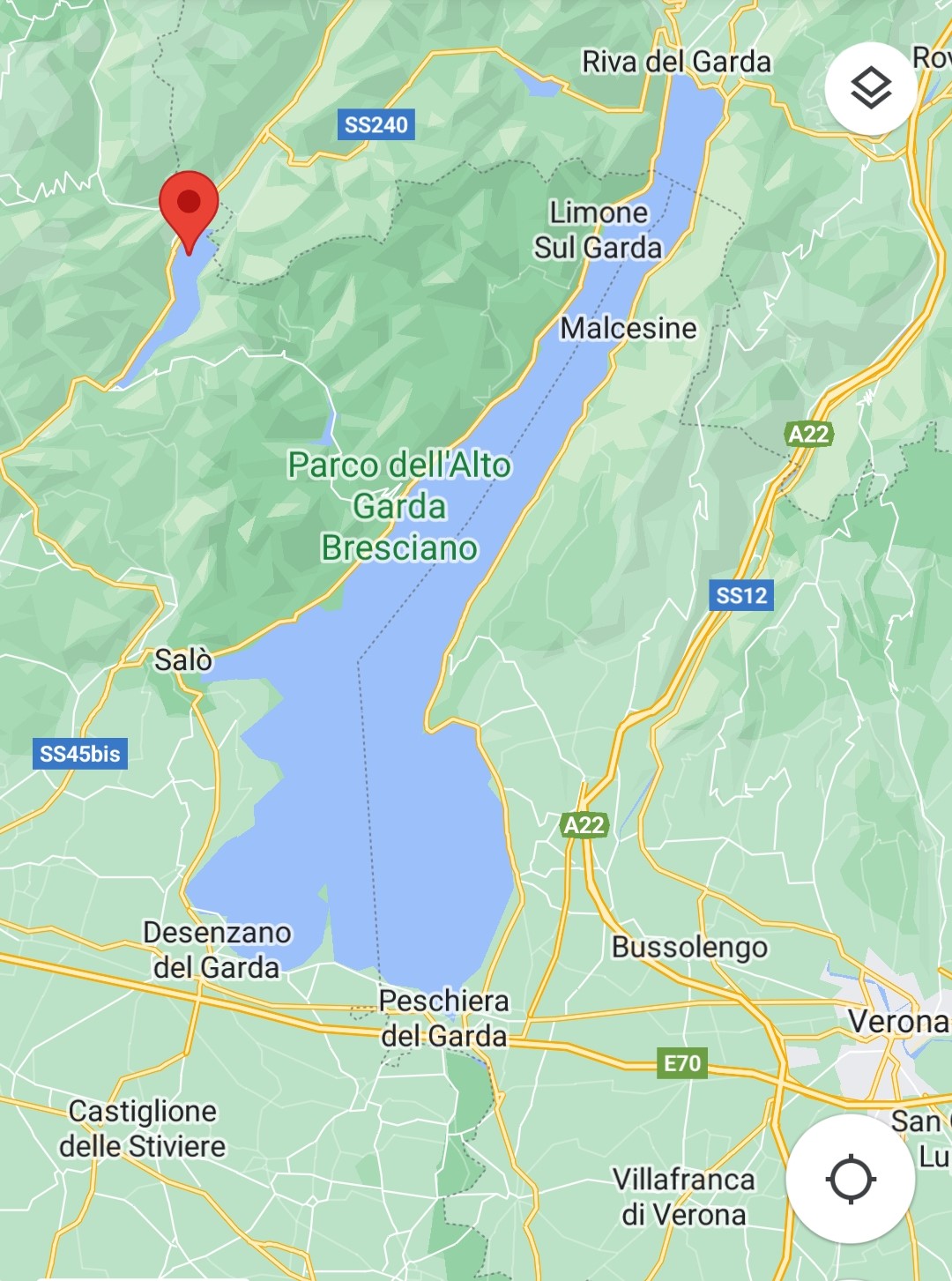 3)   Lago di Garda, di Ledro, d'Idro