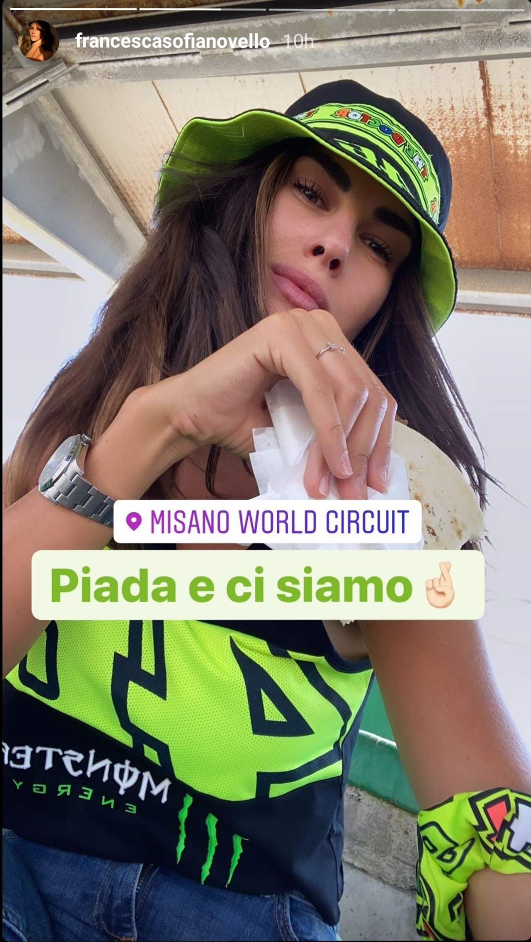 7)   Instagram di Francesca Sofia Novello