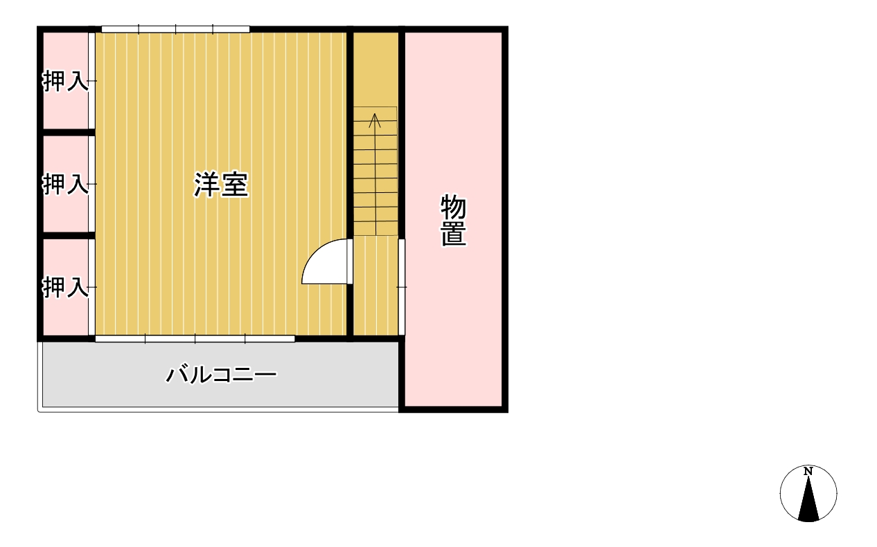 2階間取図