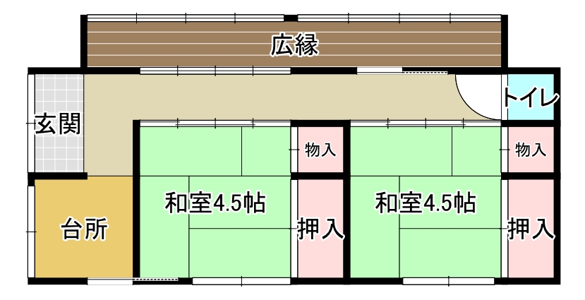 離れ・間取図