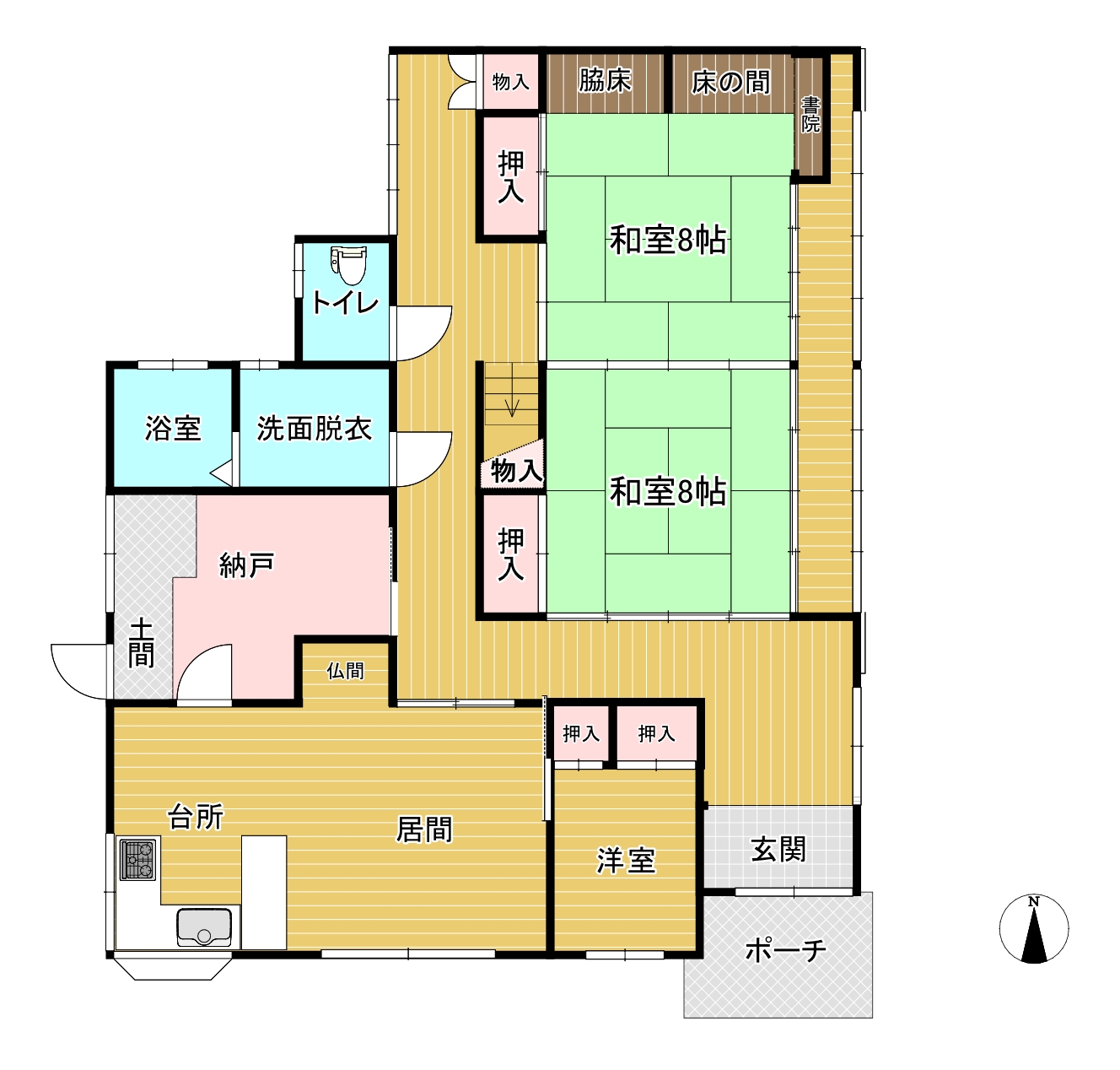 1階間取図