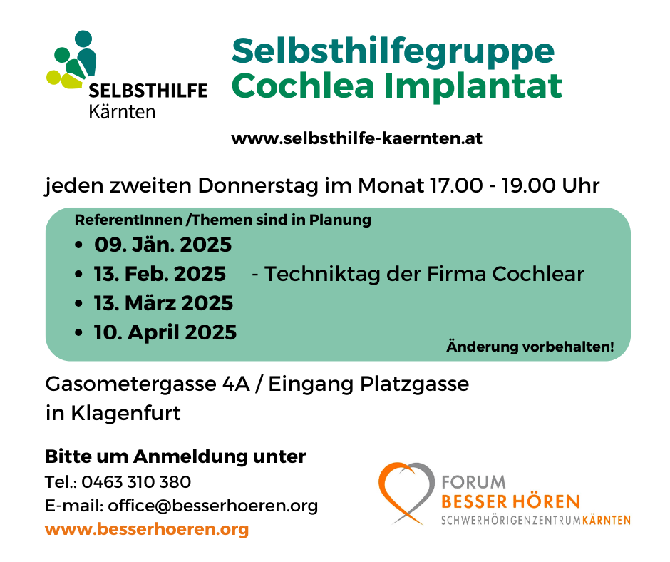 Selbsthilfegruppe Cochlea Implantat