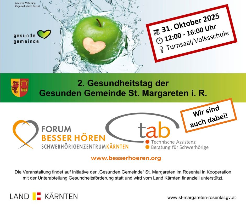 2. Gesundheitstag der Gesunden Gemeinde St. Margareten i. R.