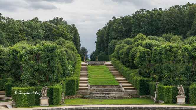 Barockgarten Großsedlitz - Bildmitte: "Große Waldkaskade"