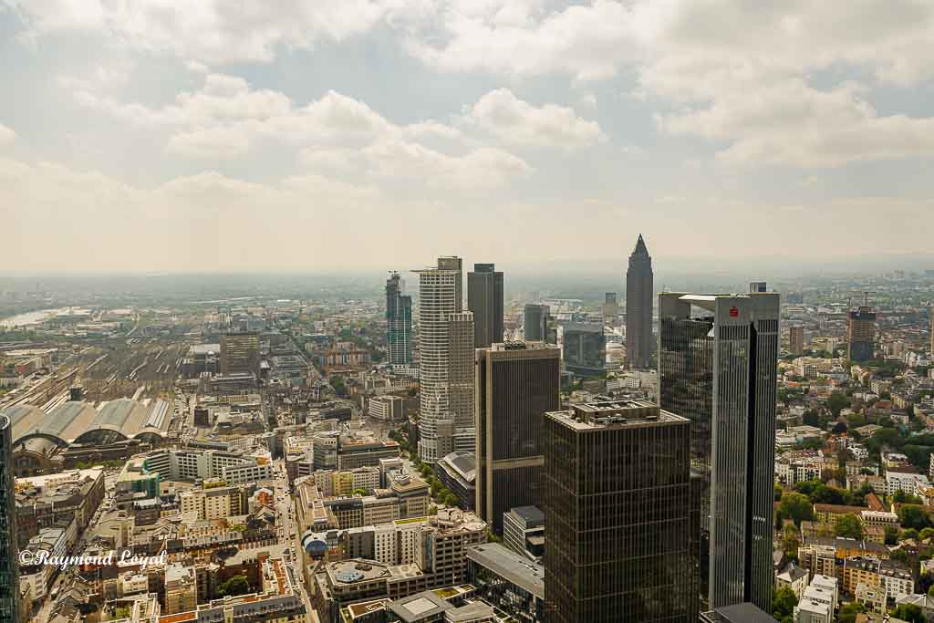 frankfurt main aerial view
