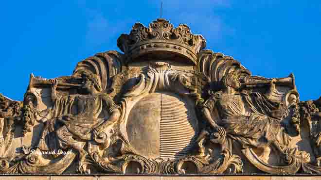 schloss nordkirchen giebelwappel mittelrisalit nordseite