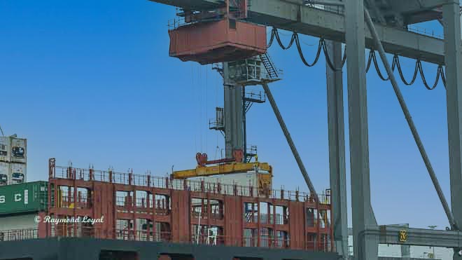 rotterdam seehafen waalhaven containerbruecke