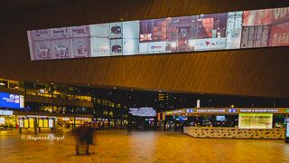 bahnhof rotterdam centraal station gebaeude