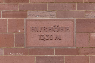 weserschleuse minden hubhoehe