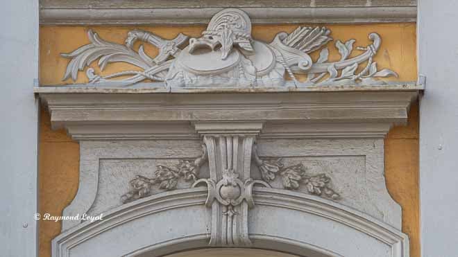 schloss augustusburg risalit suedseite balkon ornament