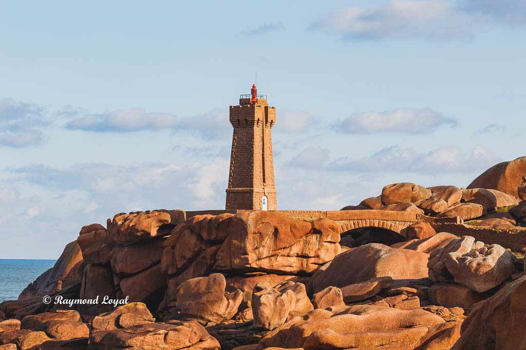 ploumanach lighthouse granite rose coast france