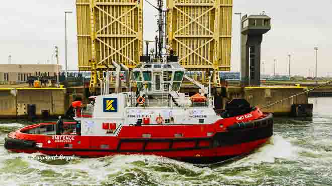 seehafen schleuse schleper tug boat zeebrugge