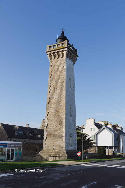 roscoff lighthouse france finistere