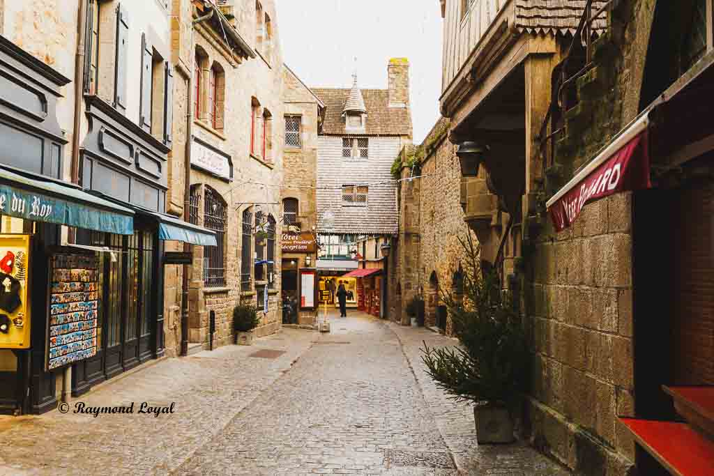 mont saint-michel hauptstrasse winter