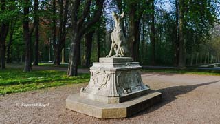 schloss nordkirchen wandelgang ostseite jagdhund