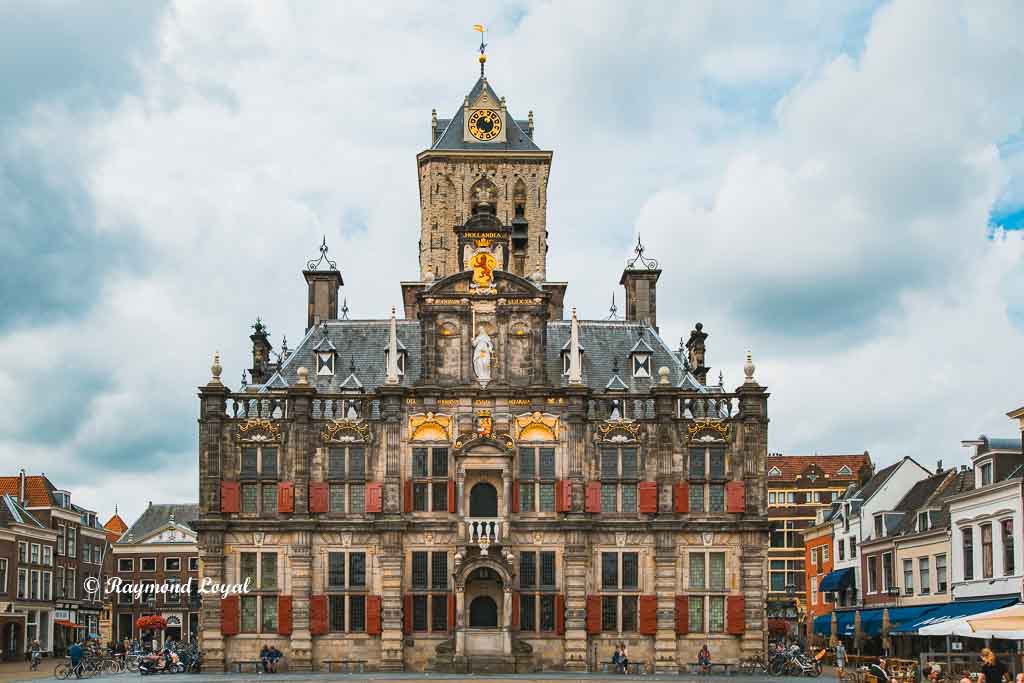 delft old town image