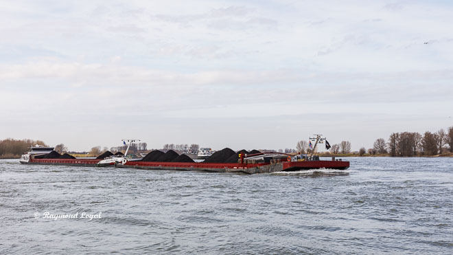 barge on the rhine