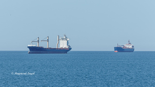 cargo ship northsea