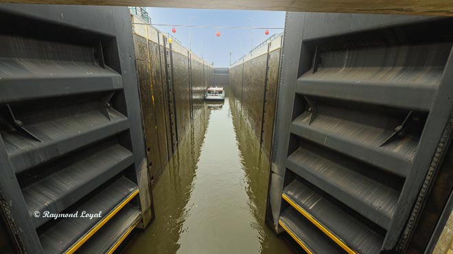 weserschleuse minden schleusenkammer