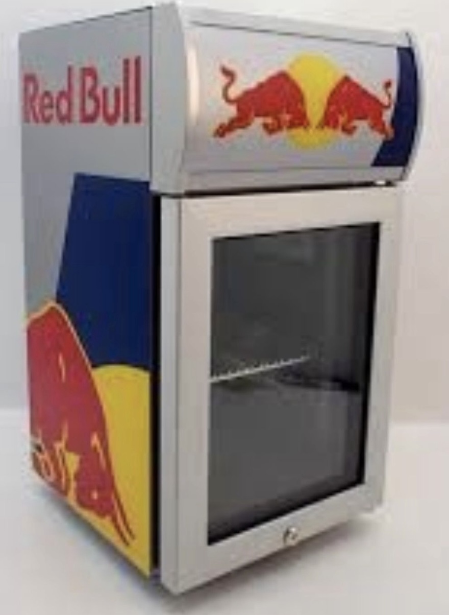 Red Bull Kühlschrank mieten
