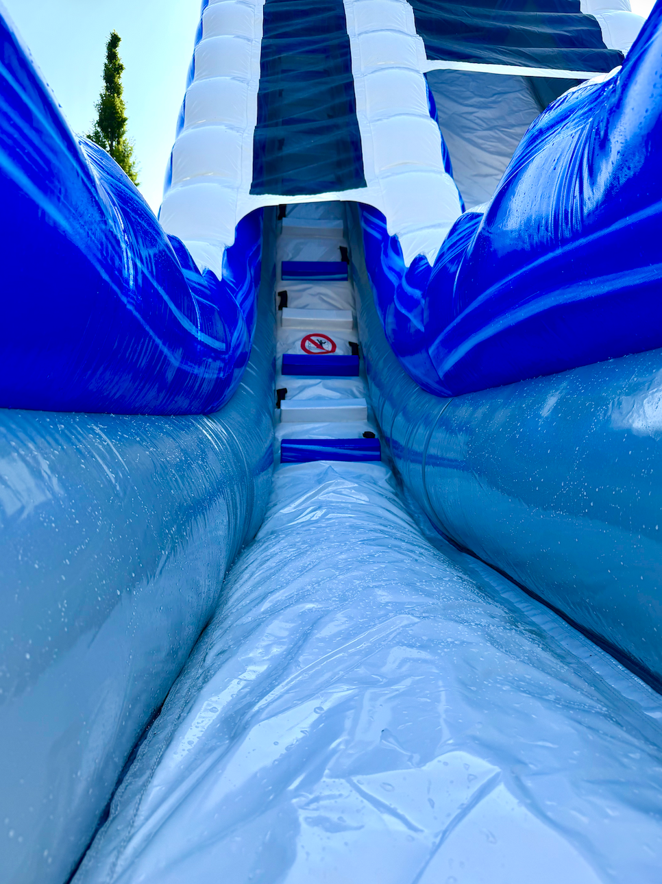 Wasserrutsche XXL mieten mit Rutsche