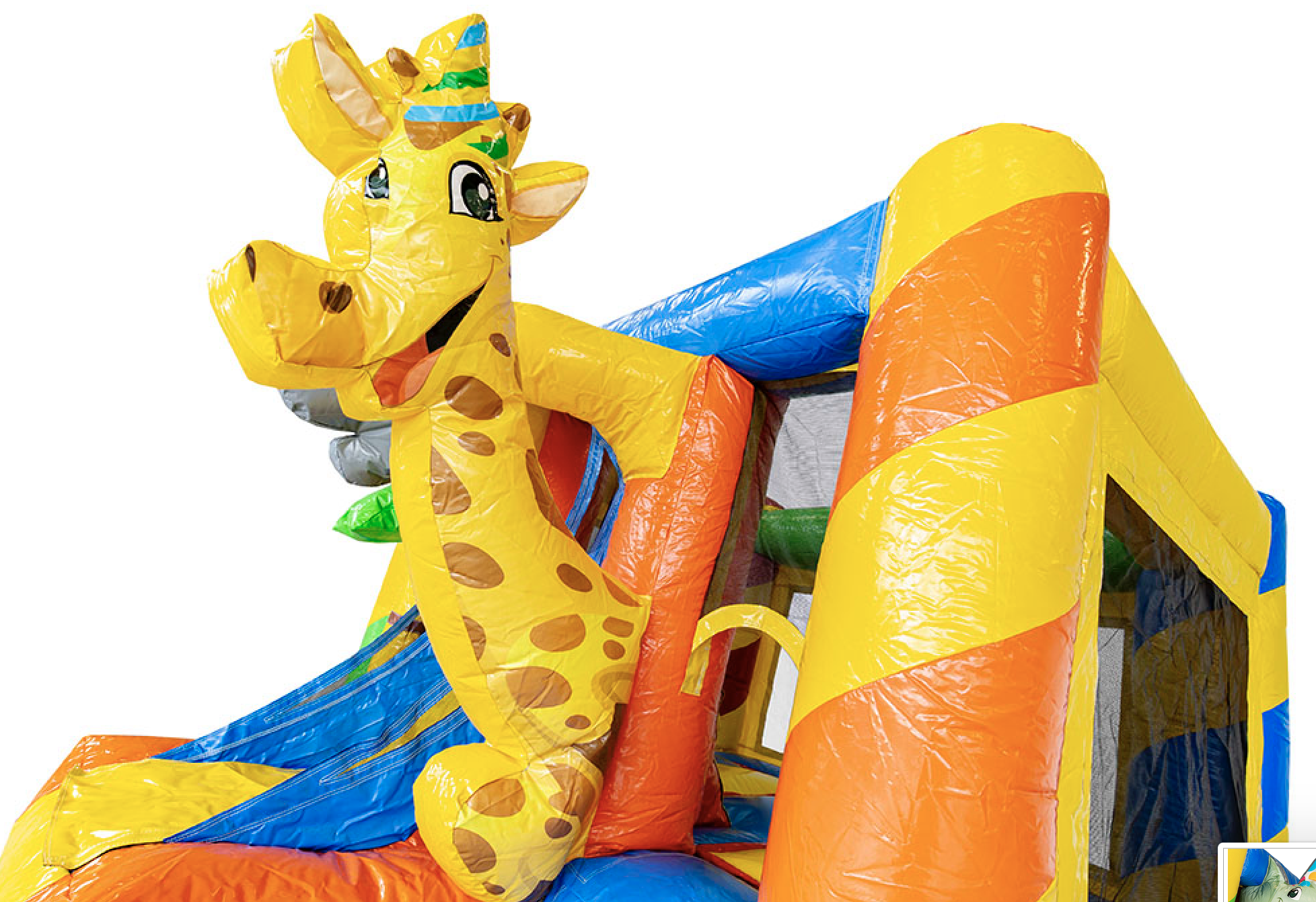 Hüpfburg mieten, Tiere Giraffe Elefant