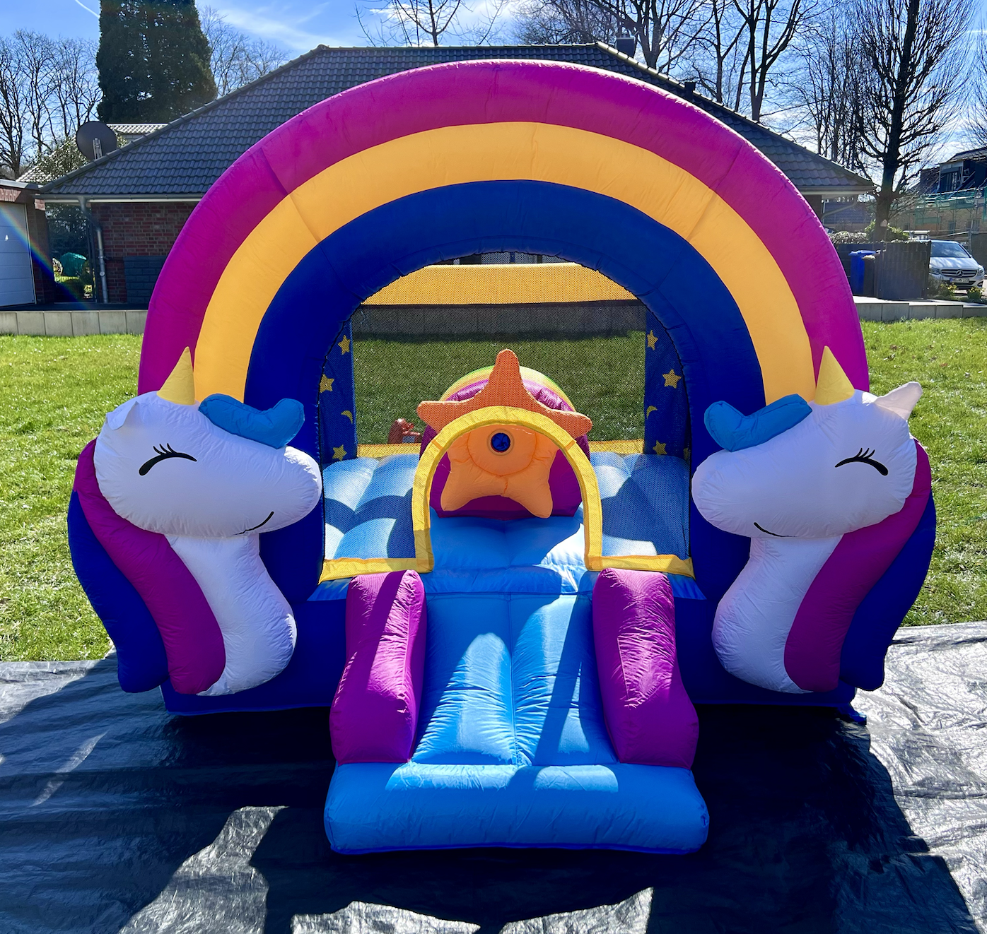 Hüpfburg Einhorn mieten 