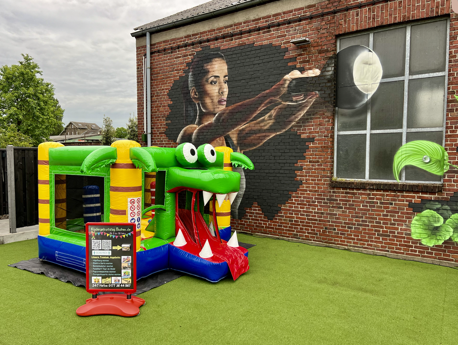 Hüpfburg mieten, Krokodil