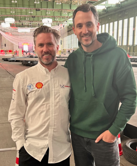 Sven Heidfeld (rechts) mit Bruder Nick Heidfeld (links)