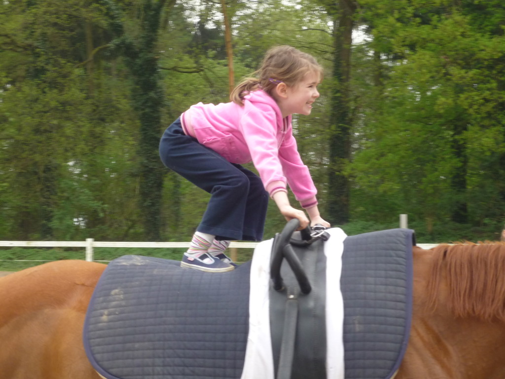 ...5 Jahre alt, 4te mal dabei und sofort hinstellen...