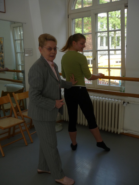 ...in der Ballettschule...