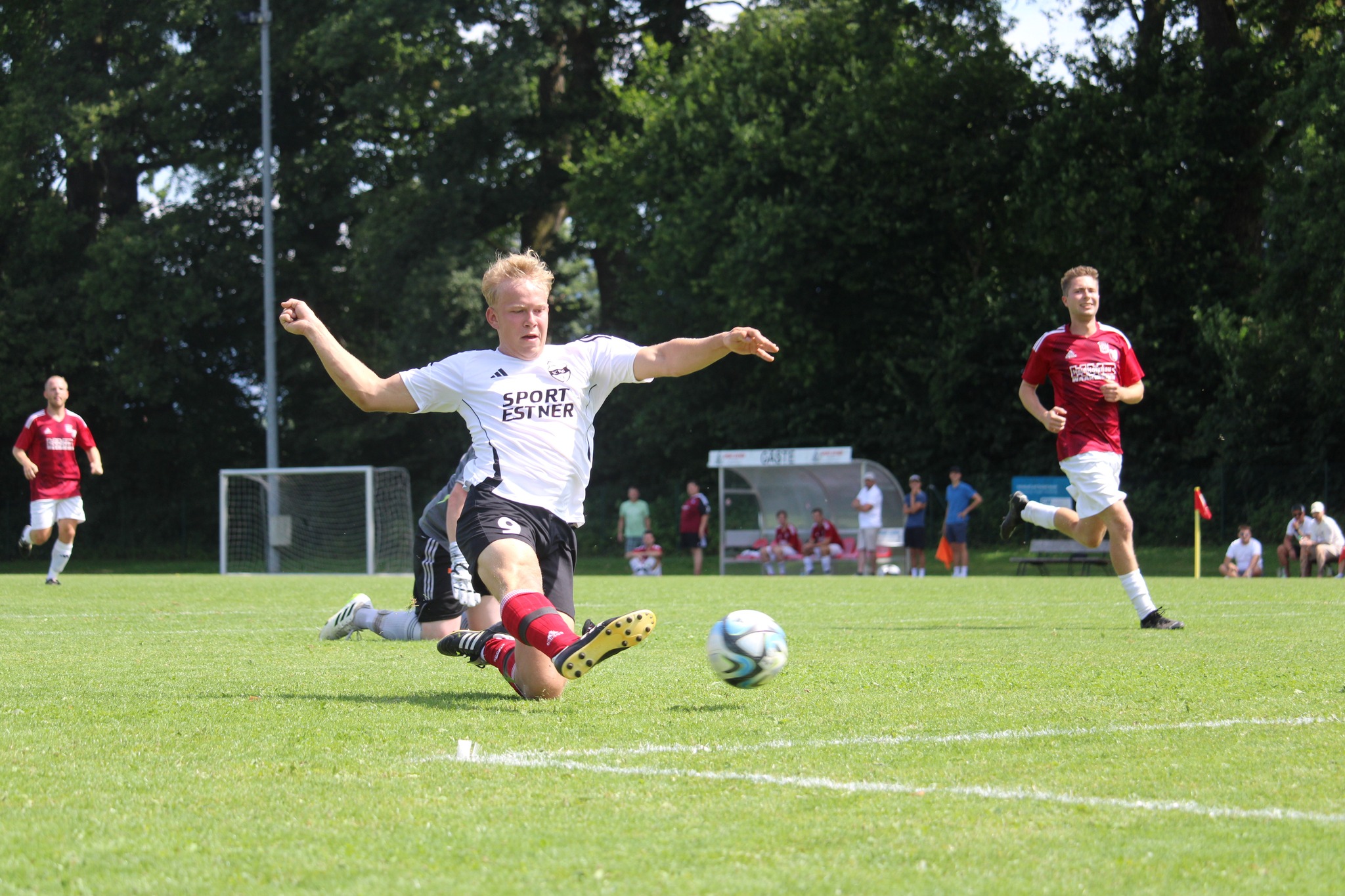 Torschütze im Testspiel gegen SV Waakirchen / Schaftlach (2-3) am 20.7.2025